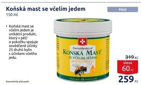 Koňská mast Swiss Medicus