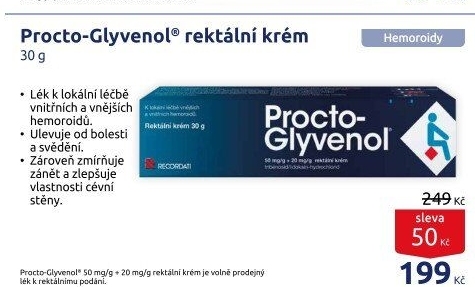 Krém na léčbu hemoroidů Procto-Glyvenol