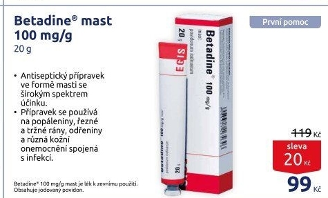 Mast dezinfekční Betadine