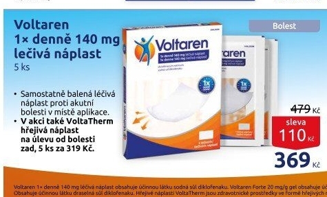 Náplasti léčivé Voltaren