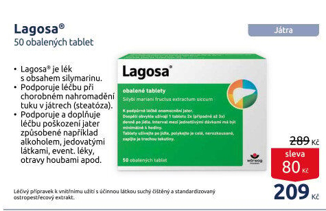 Tablety k léčbě onemocnění jater Lagosa