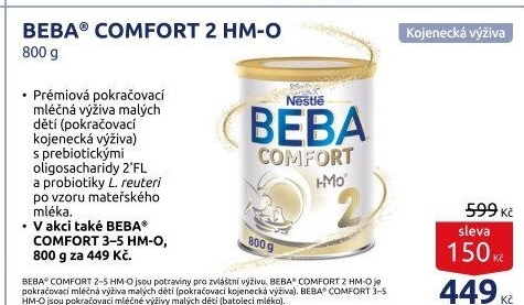 Výživa mléčná Comfort HM-O Beba Nestlé