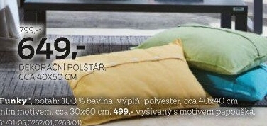 DEKORAČNÍ POLŠTÁŘ