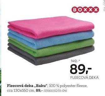 FLEECOVÁ DEKA