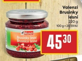 Brusinky lesní Valenzi