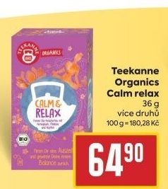 Čaje Organics Teekanne