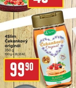 Čekankový sirup 4Slim