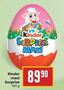 Čokoládové vajíčko s překvapením Maxi Kinder Surprise