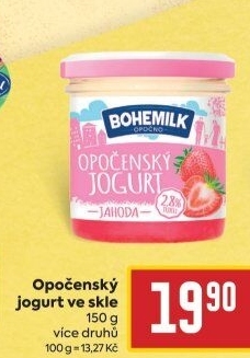 Jogurt ochucený Opočenský Bohemilk