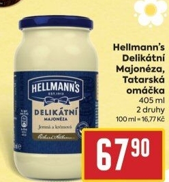 Majonéza delikátní Hellmann'