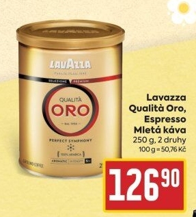 Mletá káva Qualita Oro Lavazza