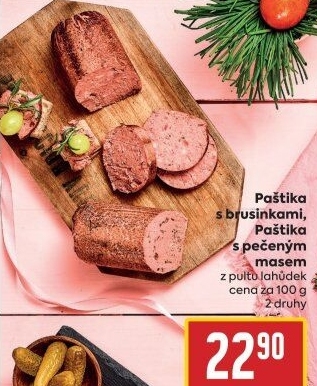 Paštika s brusinkami