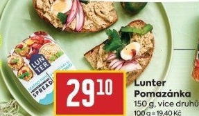 Pomazánky tofu Lunter