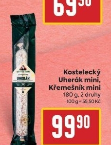 Salám Uherák kostelecký Kostelecké uzeniny