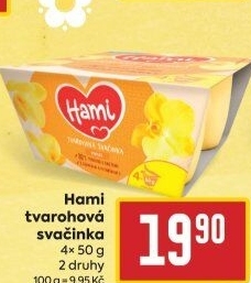 Svačinka tvarohová Hami