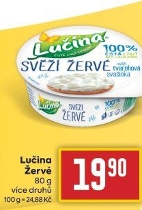 Svěží žervé Lučina