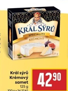 Sýr krémový Král Sýrů