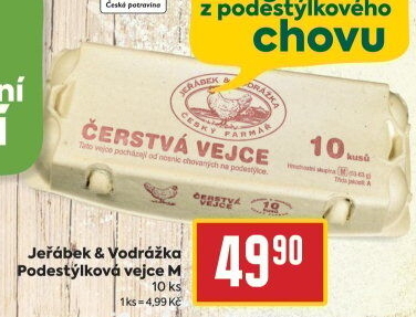 Vejce z podestýlky L Jeřábek &amp