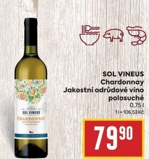 Víno Chardonnay Sol Vineus