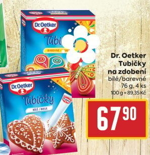 Zdobicí tubičky Dr. Oetker