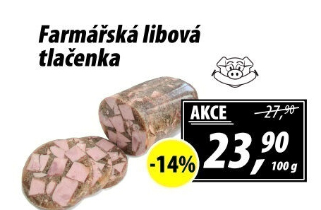 Tlačenka farmářská libová