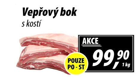 Vepřový bok s kostí