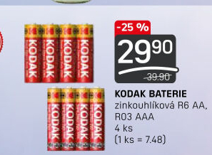 Baterie Zinc Kodak
