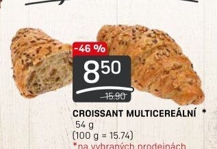 Croissant multicereální