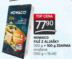 Filé z Aljašky mražené Nowaco