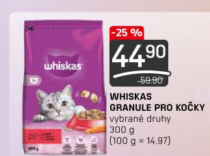 Granule pro kočky Whiskas