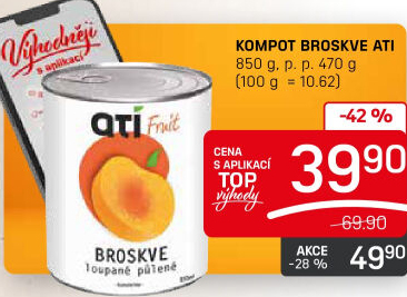 Kompot broskve Ati