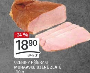 Moravské uzené zlatéPříbramská uzenina