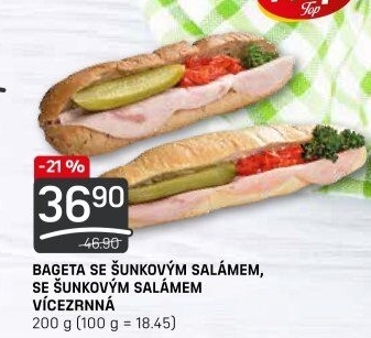 Obložená bageta