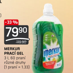 Prací gel Merkur