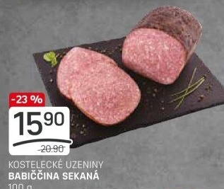 Sekaná babiččina Kostelecké uzeniny