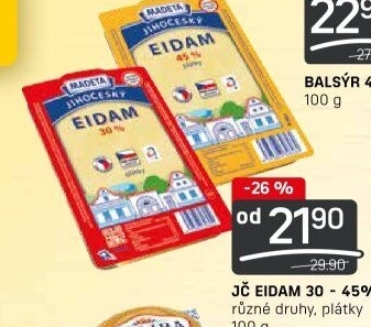 Sýr Eidam Jihočeský Madeta