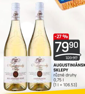 Vína Augustiniánský sklep