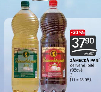 Víno stolní Zámecká paní