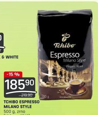 Zrnková káva Tchibo Espresso Milano style