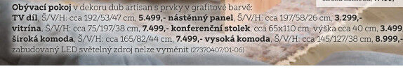 KOMODA POD TELEVIZI