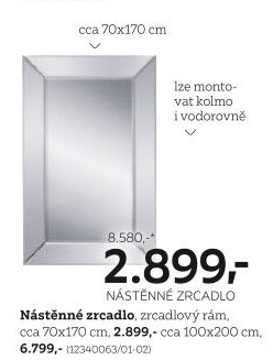 NÁSTĚNNÉ ZRCADLO