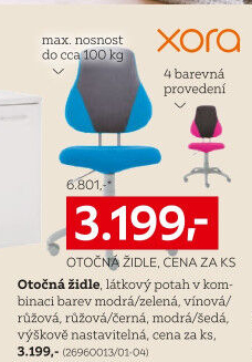 OTOČNÁ ŽIDLE PRO MLADÉ