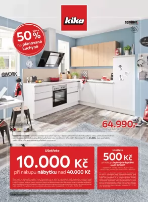 akční leták Kika nábytek 4.3.2024-17.3.2024