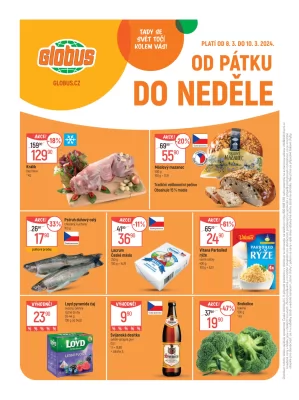 akční leták Globus 6.3.2024-12.3.2024