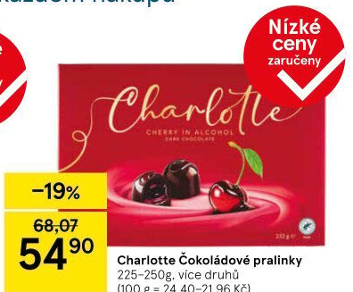 Bonboniéra pralinky Charlotte
