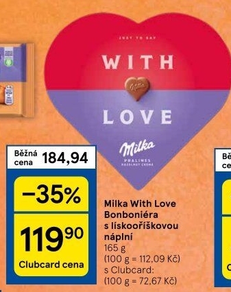 Bonboniéra With Love Milka