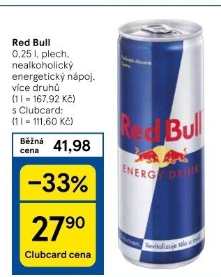 Energetický nápoj Red Bull