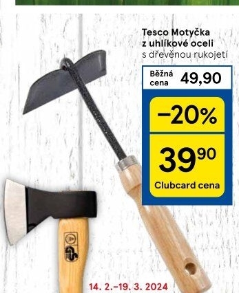 Motyčka Tesco
