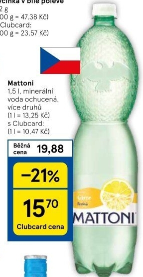 Ochucená voda Mattoni