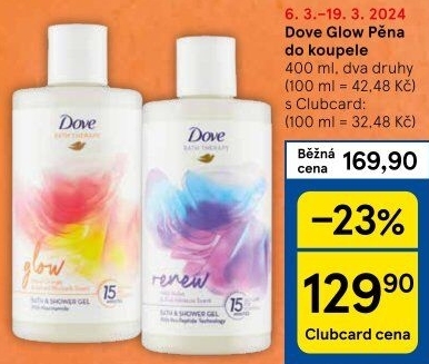 Pěna do koupele Dove
